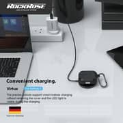 Rock Rose Full Body Protective Case For AirPods 3 Black