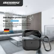 Rock Rose Full Body Protective Case For AirPods 3 Black