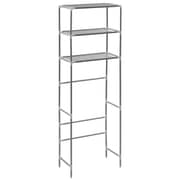 vidaXL 3-Tier Storage Rack over Toilet Silver 53x28x169 cm