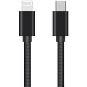 Glassology USB-C To Lightning Cable 1.2m Black