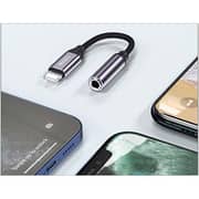 Yesido Audio Lightning To 3.5mm Headphone Adaptor Cable Black