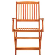 vidaXL Folding Garden Chairs 6 pcs Solid Eucalyptus Wood