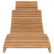 vidaXL 3 Piece Folding Garden Lounge Set Solid Teak Wood