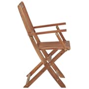 vidaXL Folding Outdoor Chairs 8 pcs Solid Acacia Wood