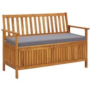 vidaXL Garden Storage Bench 120 cm Solid Acacia Wood