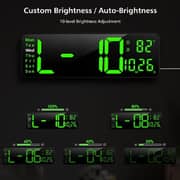 Budi DS-6626 Multicolour LED Wall Clock