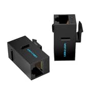 VENTION Cat.6 UTP Keystone Jack Coupler 10 Pack Black- IPGB0-10