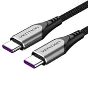 VENTION USB 2.0 C Male to C Male 5A Cable 1M Gray Aluminum Alloy Type- TAEHF
