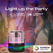 Promate Glitz-L HD LumiSound 360 Surround Sound Speaker Black 10W