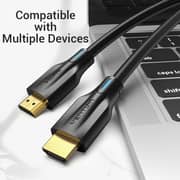 VENTION HDMI 2.1 Cable 1M Black Metal TypeModel # AANBF