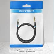 VENTION 6.5mm Male to 3.5mm Male Audio Cable 5M BlackModel # BABBJ