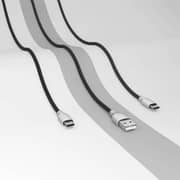  ليفيلو كابل وصلة يو-إس-بي-A إلى وصلة يو-إس-بي-C MFI بطول 1.1 متر باللون الأسود