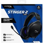 Hyperx 6H9B6AA Cloud Stinger 2 Core For PlayStation Wired Over Ear Gaming Headset Black
