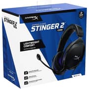 Hyperx 6H9B6AA Cloud Stinger 2 Core For PlayStation Wired Over Ear Gaming Headset Black