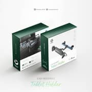Green Lion Car Headrest Tablet Holder Black