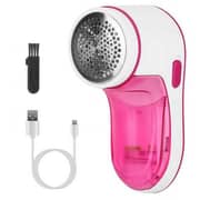 Chigo Fabric Shaver Rechargeable Lint Remover Pink