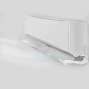 Witforms Classic Split AC Air Deflector Transparent - 4943