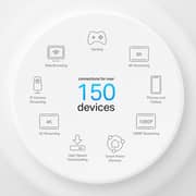TPLink AX3000 Whole Home Mesh WiFi 6 System with PoE Dual Band Gigabit Router