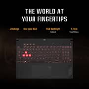 Asus TUF Gaming A15 Gaming (2023) Laptop - AMD Ryzen 7-7735HS / 15.6inch FHD / 512GB SSD / 16GB RAM / 8GB NVIDIA GeForce RTX 4060 Graphics / Windows 11 Home / English & Arabic Keyboard / Mecha grey / Middle East Version - [FA507NV-LP023W]