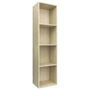vidaXL Book Cabinet/TV Cabinet Sonoma Oak 36x30x143 cm Engineered Wood