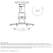 Hama Projector Ceiling Mount White