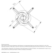 Hama Projector Ceiling Mount White