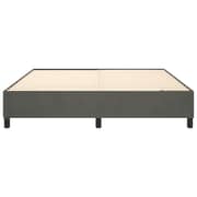 vidaXL Box Spring Bed Frame Dark Grey 180x200 cm 6FT Super King Velvet