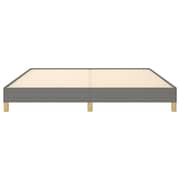 vidaXL Bed Frame Dark Grey 180x200 cm 6FT Super King Fabric