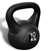 vidaXL Kettlebell 10 kg Concrete with Plastic Coated