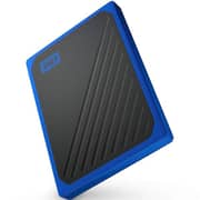 Western Digital My Passport Go External SSD USB 3.0 1TB Black With Cobalt Trim WDBMCG0010BBT-WESN