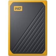 Western Digital My Passport Go External SSD USB 3.0 1TB Black With Amber Trim WDBMCG0010BYT-WESN