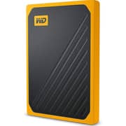 Western Digital My Passport Go External SSD USB 3.0 1TB Black With Amber Trim WDBMCG0010BYT-WESN