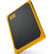 Western Digital My Passport Go External SSD USB 3.0 1TB Black With Amber Trim WDBMCG0010BYT-WESN