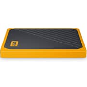 Western Digital My Passport Go External SSD USB 3.0 1TB Black With Amber Trim WDBMCG0010BYT-WESN