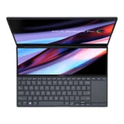 ASUS Zenbook Pro 14 Duo (2022) Laptop- 12th Gen / Core i7-12700H / 14.5inch OLED WQXGA Touchscreen / 1TB SSD / 32GB RAM / Intel Iris X Graphics / Win11 Home / English Keyboard / Black / International Version- UX8402ZA-DB76T