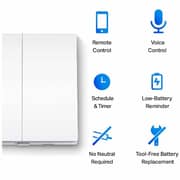 TPLink Tapo S220 Smart Light Switch W/2-Gang 1-Way