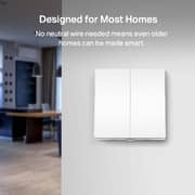 TPLink Tapo S220 Smart Light Switch W/2-Gang 1-Way