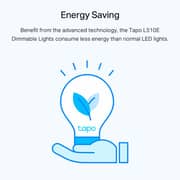 TPLink Tapo L510E Smart Wi-Fi Dimmable Light Bulb 8.7W