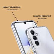 Smart Alien Case Clear With Screen Protector Galaxy A74