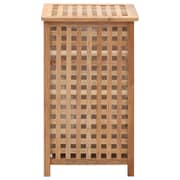 vidaXL Laundry Bin 39x39x65 cm Solid Walnut Wood