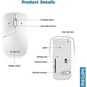 Philips Wireless Mouse White