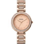 Fossil Karli Three-Hand Rose Gold-Tone Stainless Steel Watch BQ3181