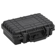 vidaXL Portable Flight Case Black 33x22x10 cm PP