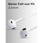 Glassology Stereo Wired In-Ear Headphones with Mic 3.5mm - Black