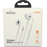 Glassology 344652 Wired In Ear Headset White