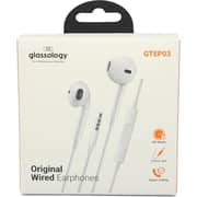 Glassology 344652 Wired In Ear Headset White