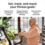 ساعة يد ذكية مع تطبيق فيتبت موديل GQF4C GA03182-DE من جوجل بيكسل، لون فضي