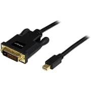 StarTech 6ft Mini DisplayPort to DVI Adapter Cable Mini DP to DVI - Black