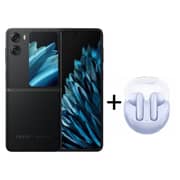 هاتف ذكي Oppo Find N2 Flip سعة 256 جيجابايت لون أسود أسترال يدعم شبكات الجيل الخامس 5G