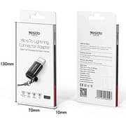 Yesido Micro To Lighting Adapter Black